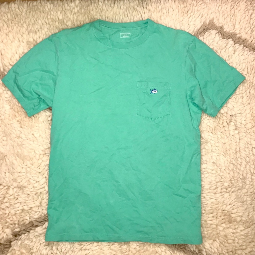 Green Southern Tide Pocket T-Shirt